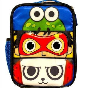Brand New Ryan's World Vinyl Zippered School Lunch Box Ryan Panda & Gus YouTube